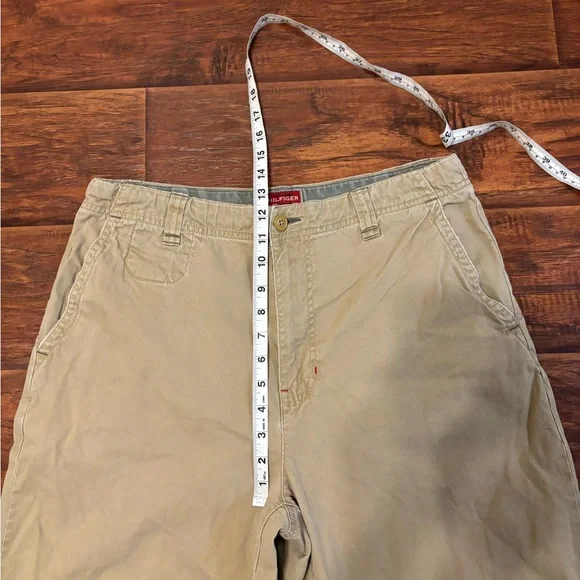 Red label hilfiger men draw string khaki pants - Picture 6 of 14